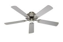Trans Globe F-1001 BN - 52" FAN ONLY-BRUSHED NICKEL-1/2" ROD